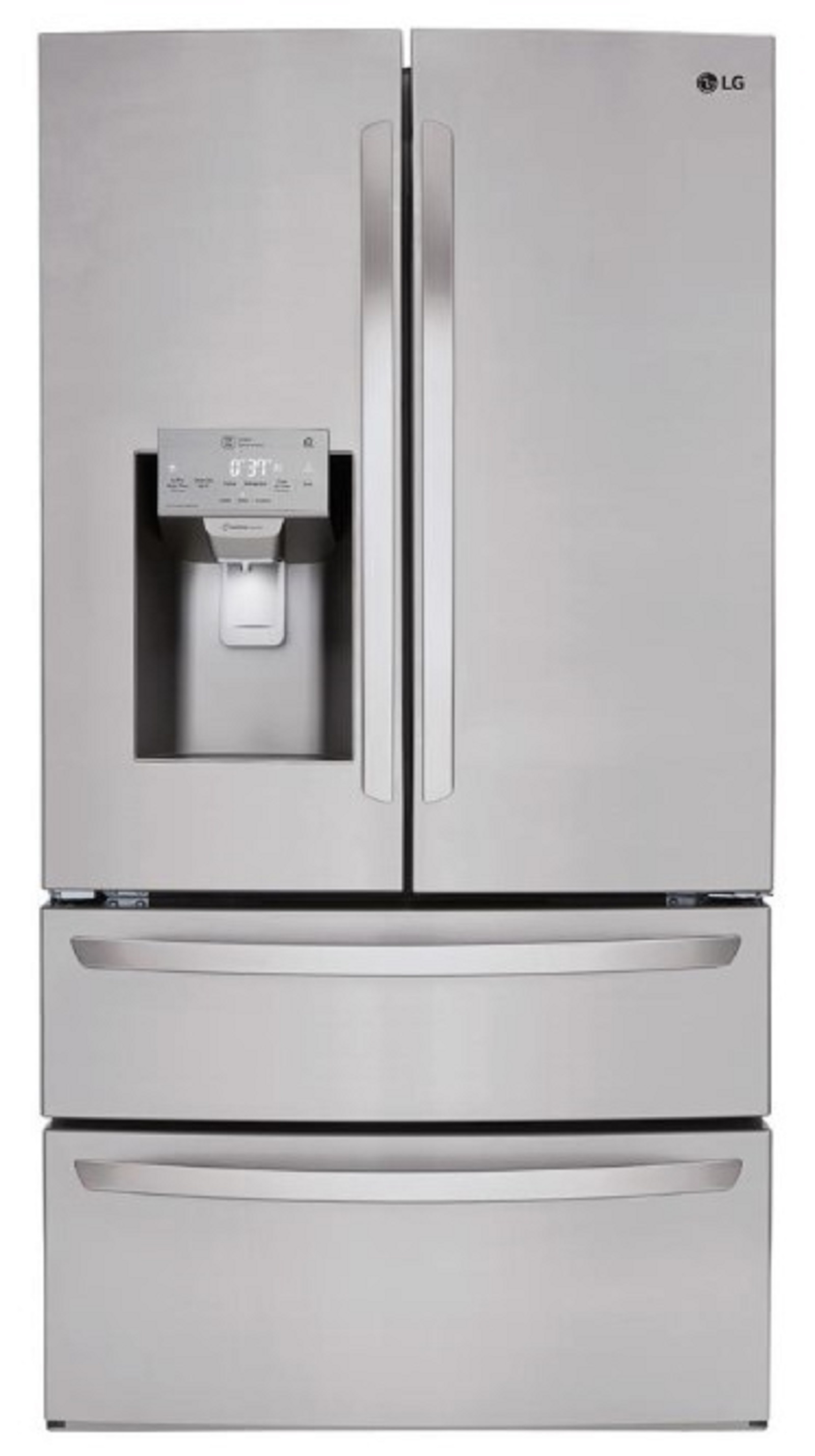 GE GDE21ESKSS 21 Cu. Ft. Bottom Freezer Refrigerator in Stainless